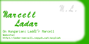 marcell ladar business card
